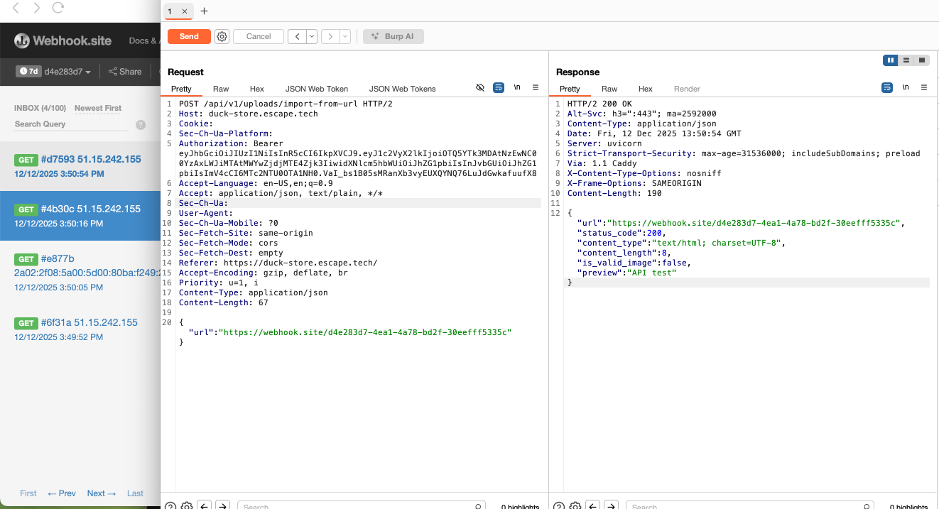 burpsuite screenshot
