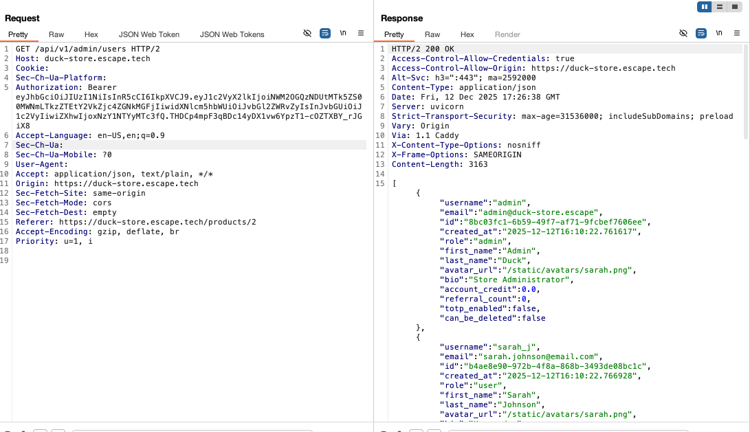 burpsuite screenshot