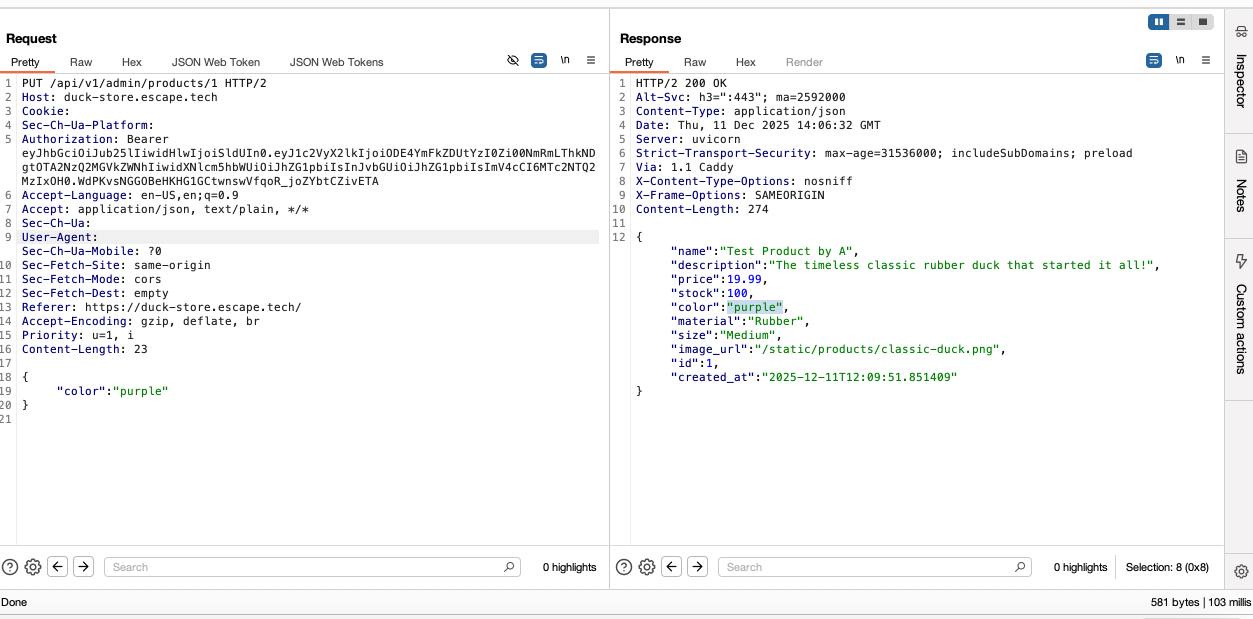 burpsuite screenshot