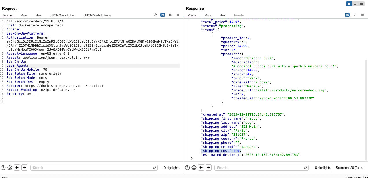 burpsuite screenshot