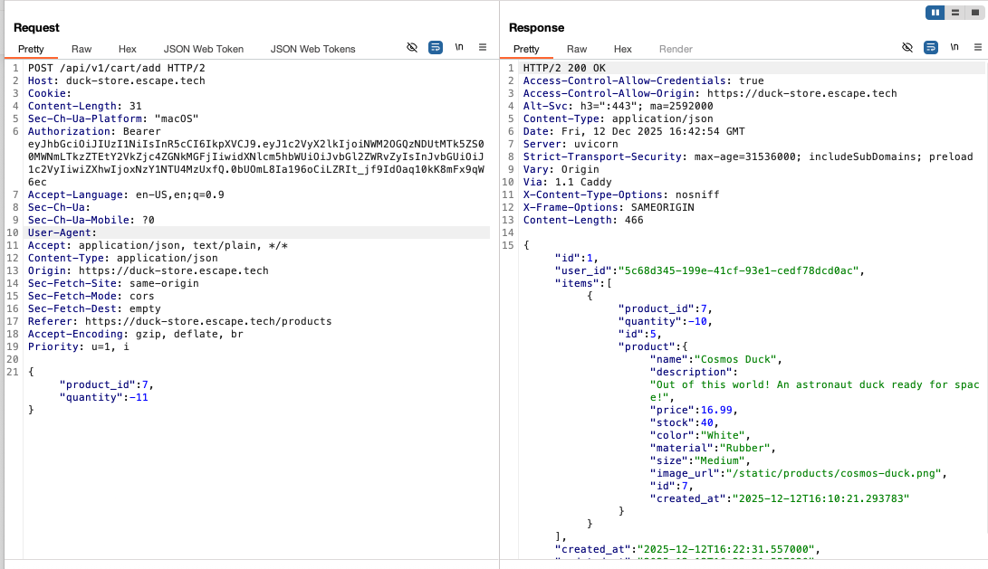 burpsuite screenshot